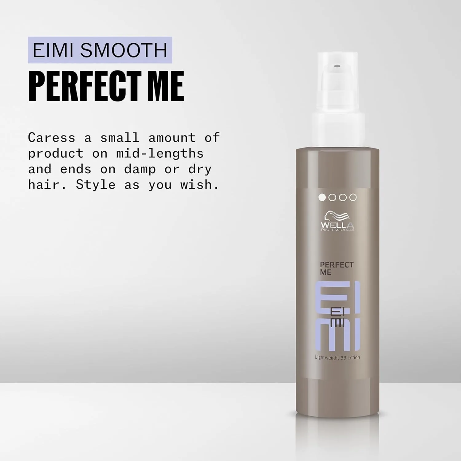 Wella Professionals EIMI Perfect Me | Легкий BB-лосьон для лица с термозащитой | Мгновенное увлажнение, гладкость и блеск | 95 мл — фото 2