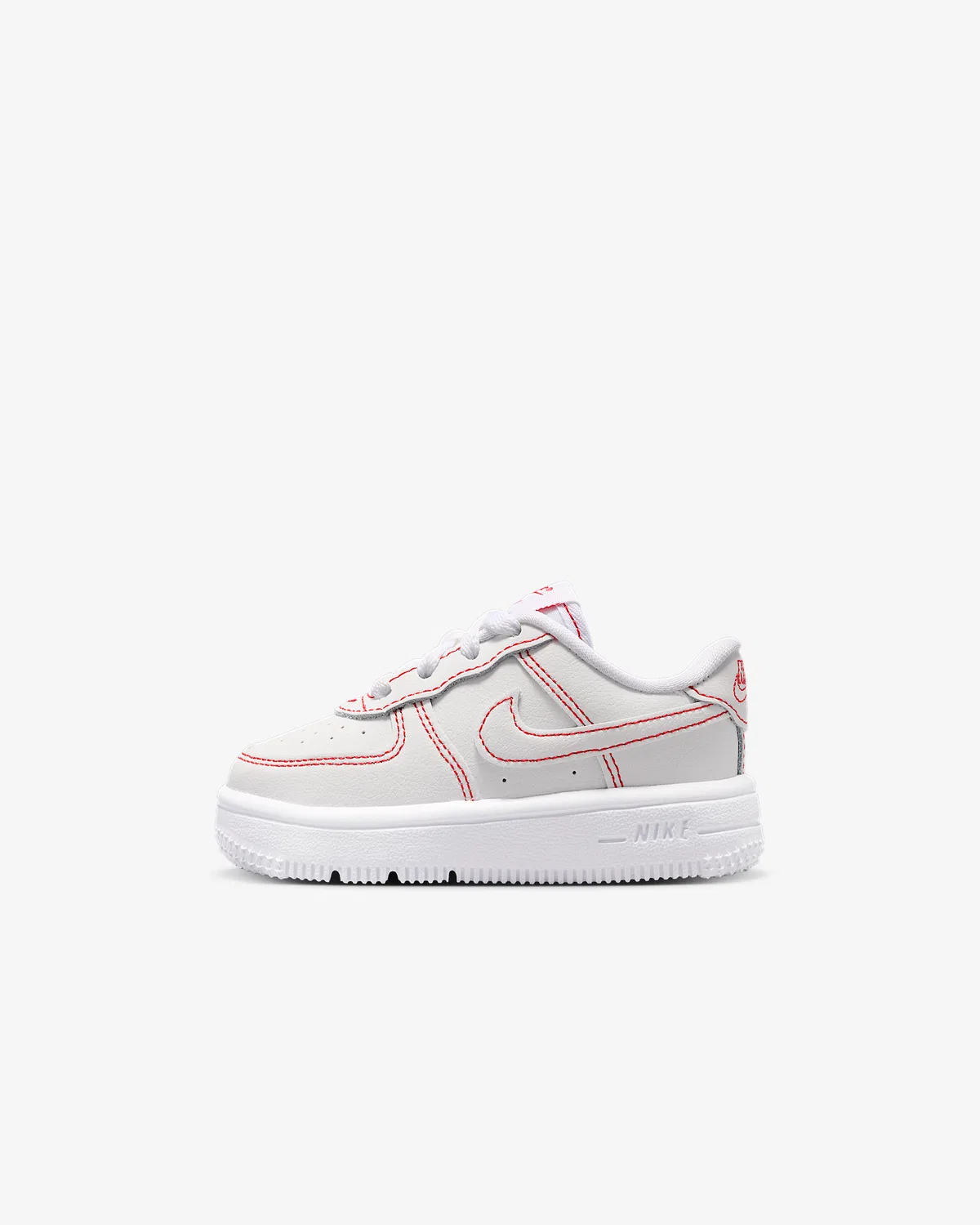 Детские кроссовки Nike Force 1 Low LV8 1, White/University Red