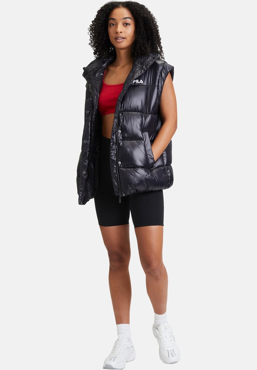 

Жилет APPAREL LUZK LONG PUFFER Fila, черный