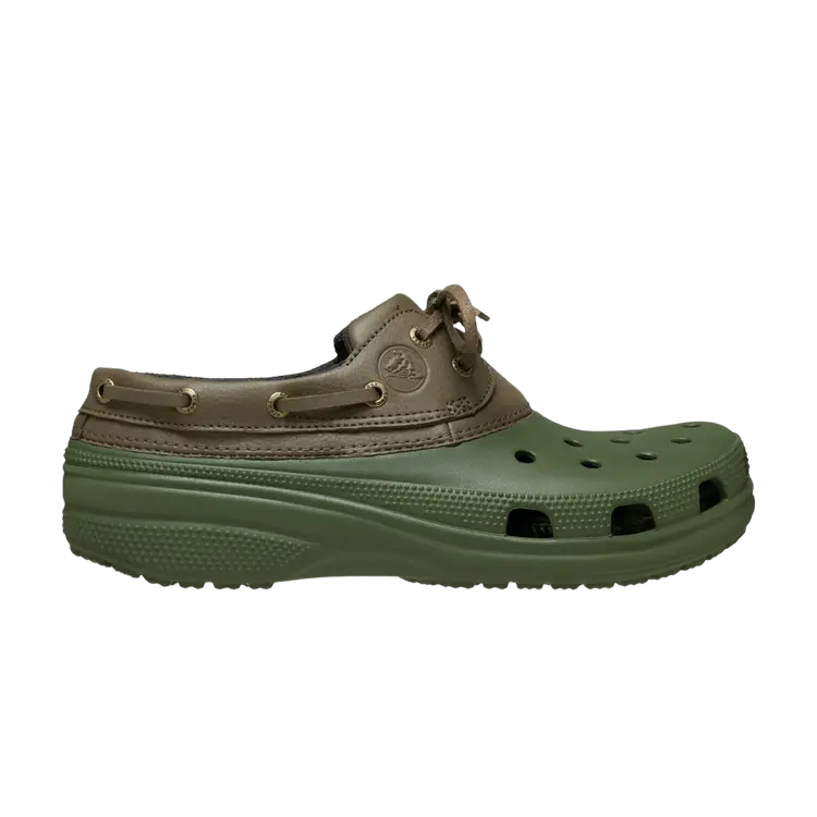 

Кроссовки Crocs Classic Boat Shoe, Army Green