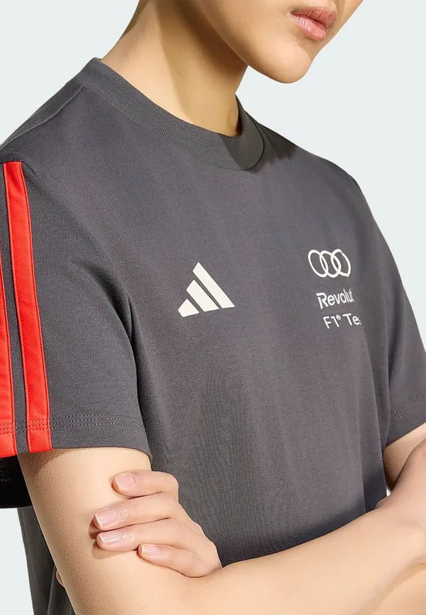 Футболка audi revolut f1 team dna sports Adidas Performance, Utility Black — фото 4
