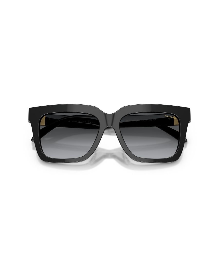 Женские поляризованные солнцезащитные очки, VE4498 Versace, Black, Gray — фото 4