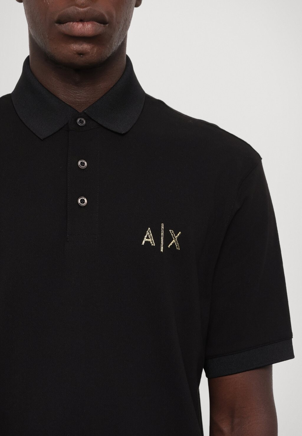 

Рубашка поло Armani Exchange, черный