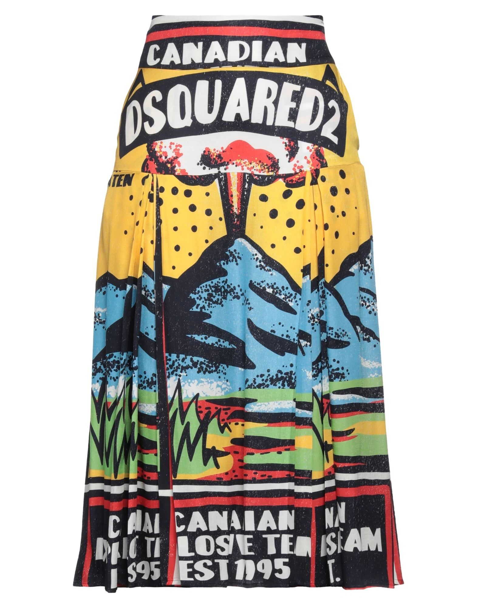 

Юбка-миди Dsquared2, желтый