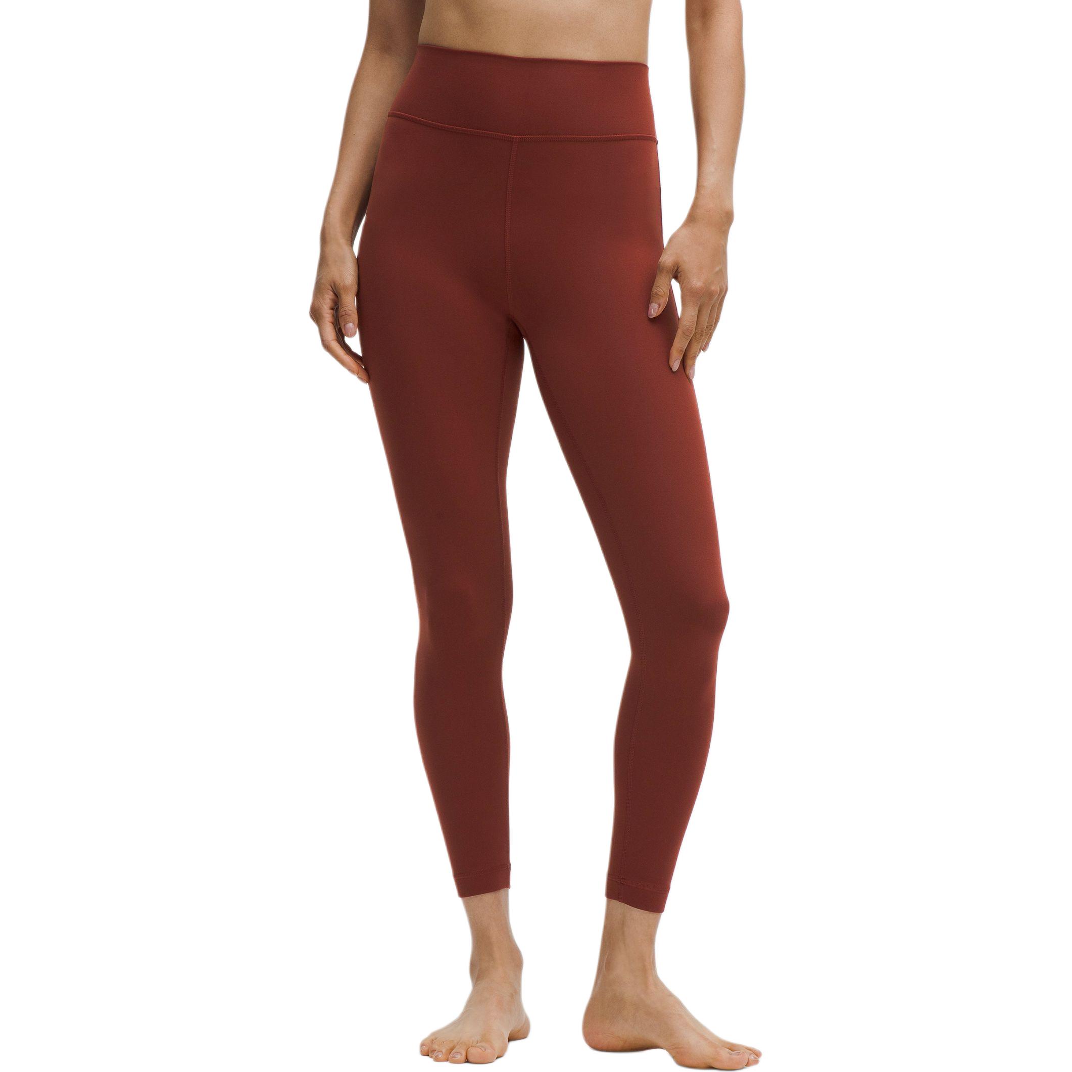 

Женские йога-штаны Groove Series 24' Lululemon, rockwood оранжевый/rowd