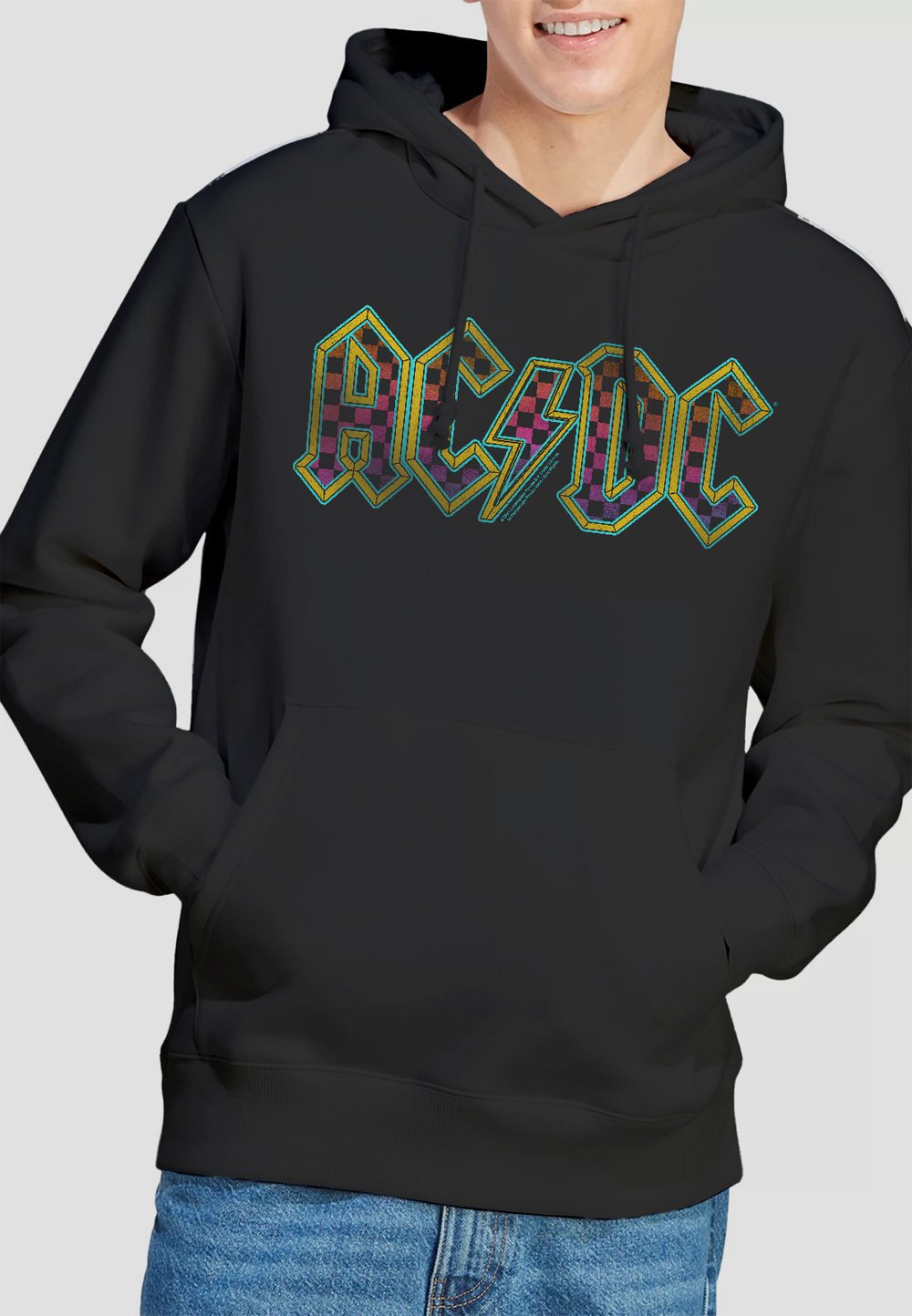 

Толстовка AC DC CHECKERBOARD GRADIENT LOGO Cotton Soul, черный