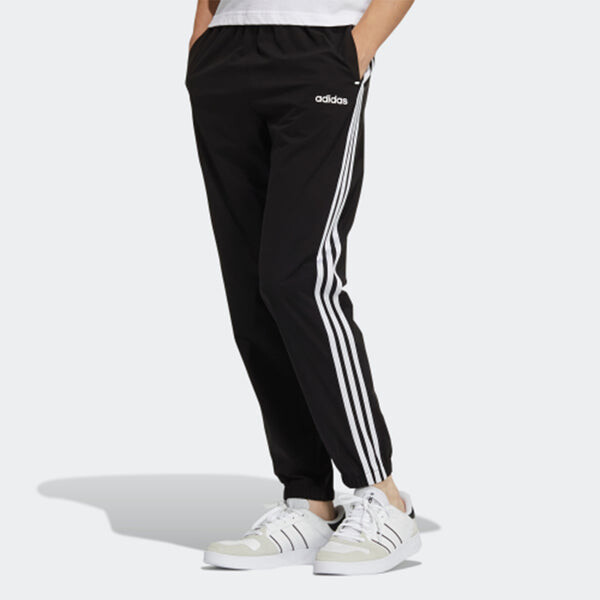 Спортивные штаны adidas neo M Ce 3s Wv Tp Side Stripe Casual Sports Bundle Feet Long Pants Black, черный — фото 3