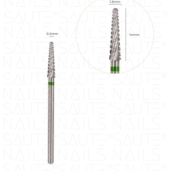 

Фреза твердосплавная для обработки массы СН01, 1 шт. Saute Nails