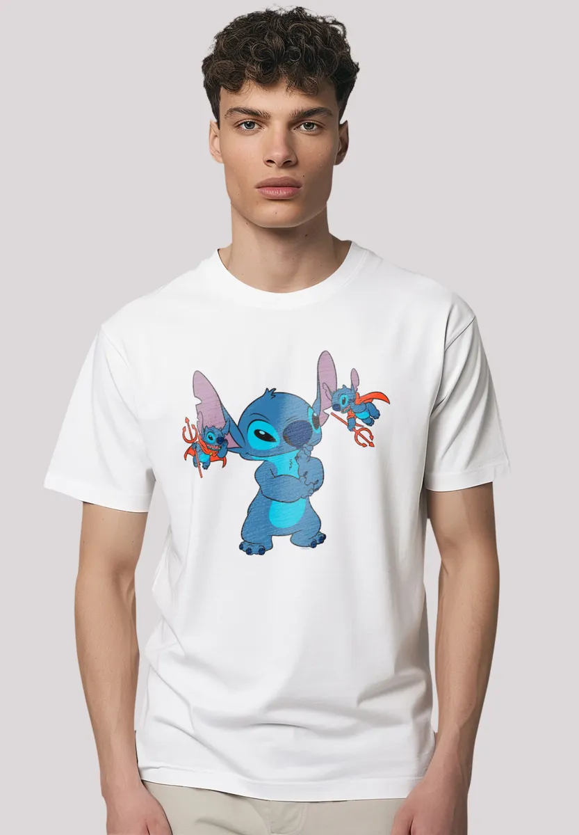 

F4NT4STIC Футболка "Disney Lilo and Stitch Little Devils", премиум качество, белый