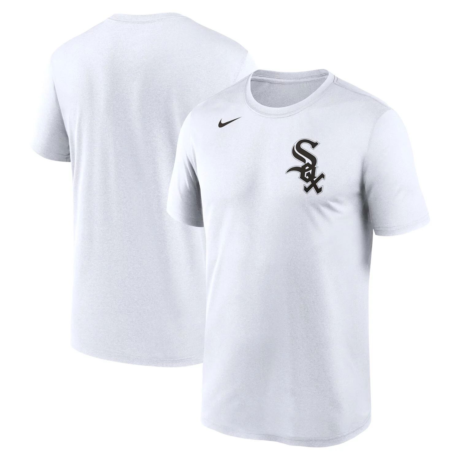 

Мужская белая футболка Chicago White Sox Wordmark Legend Performance Big & Tall Nike, Белый, Мужская белая футболка Chicago White Sox Wordmark Legend Performance Big & Tall Nike