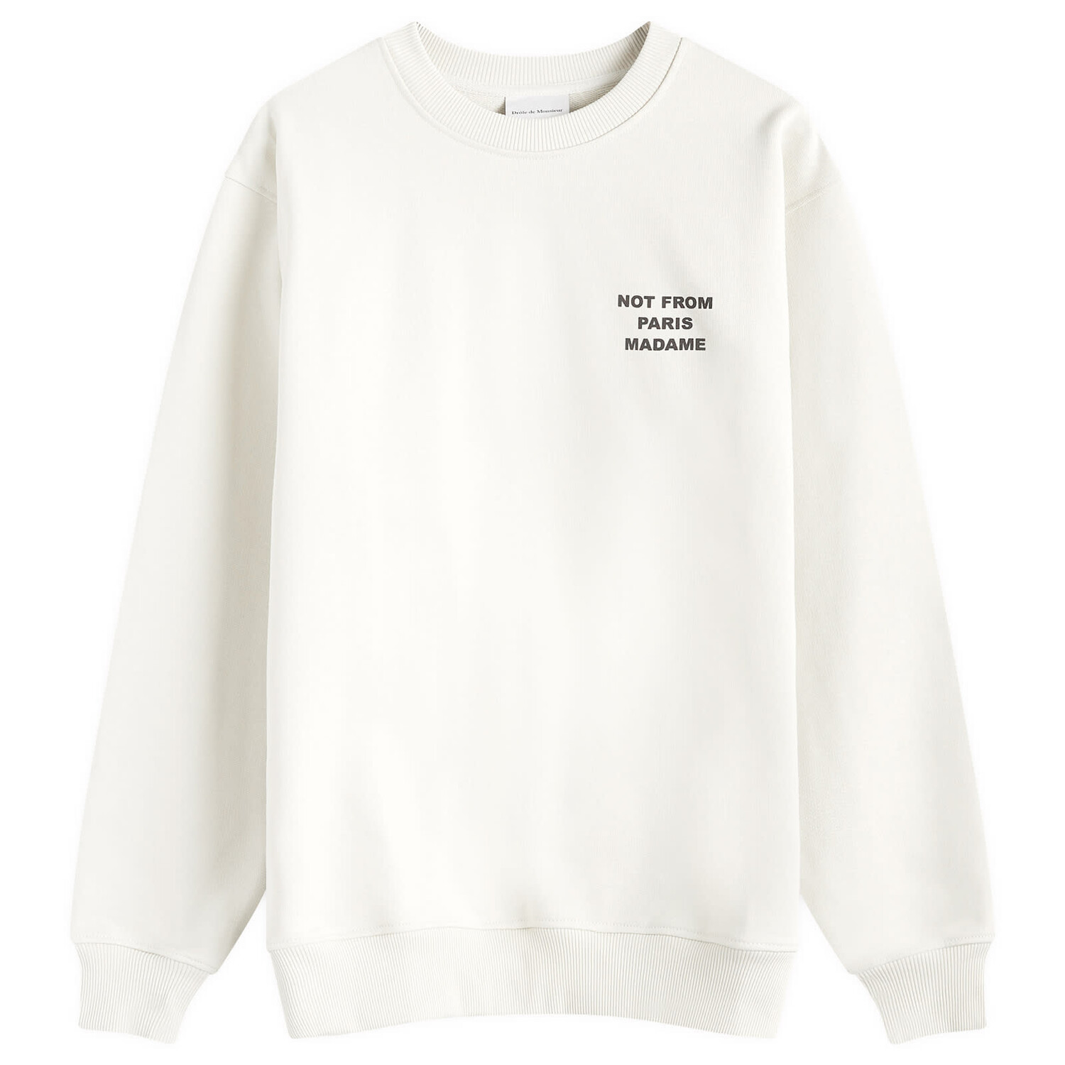 

Толстовка Drôle De Monsieur Not From Paris Madame Crew Sweat, цвет Mastic