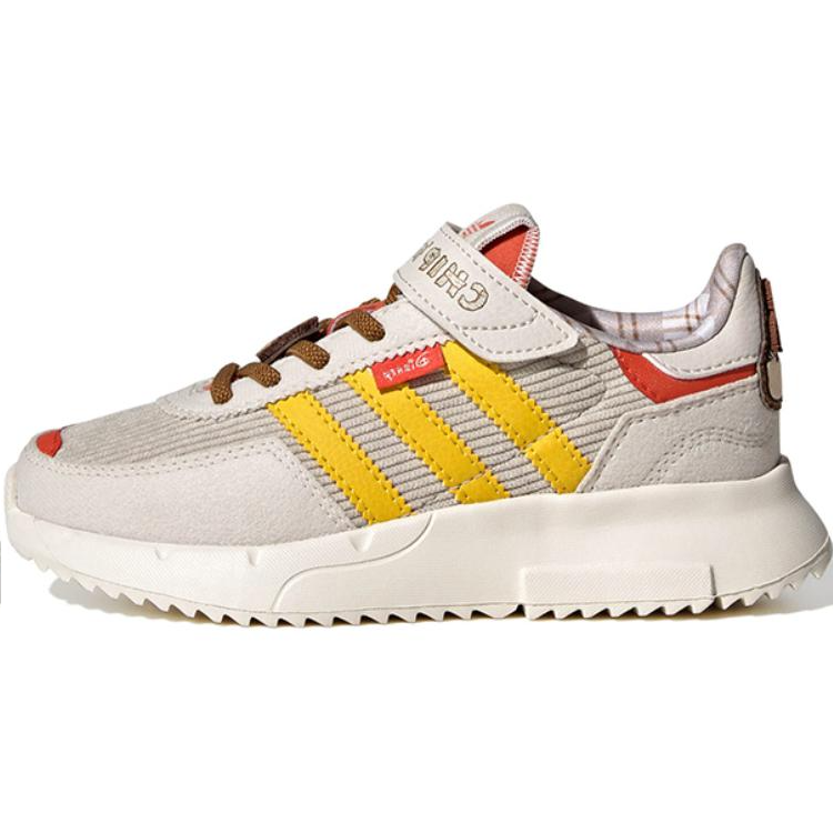 

Adidas Originals Кроссовки для бега Disney x Retropy F2 с низким верхом и амортизацией, бежево-желтые, детские