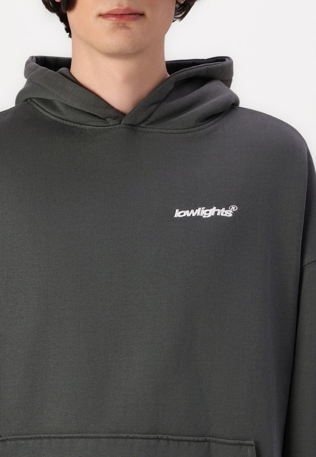 

Толстовка с капюшоном HOODIE UNISEX LOW LIGHTS STUDIOS®, серый