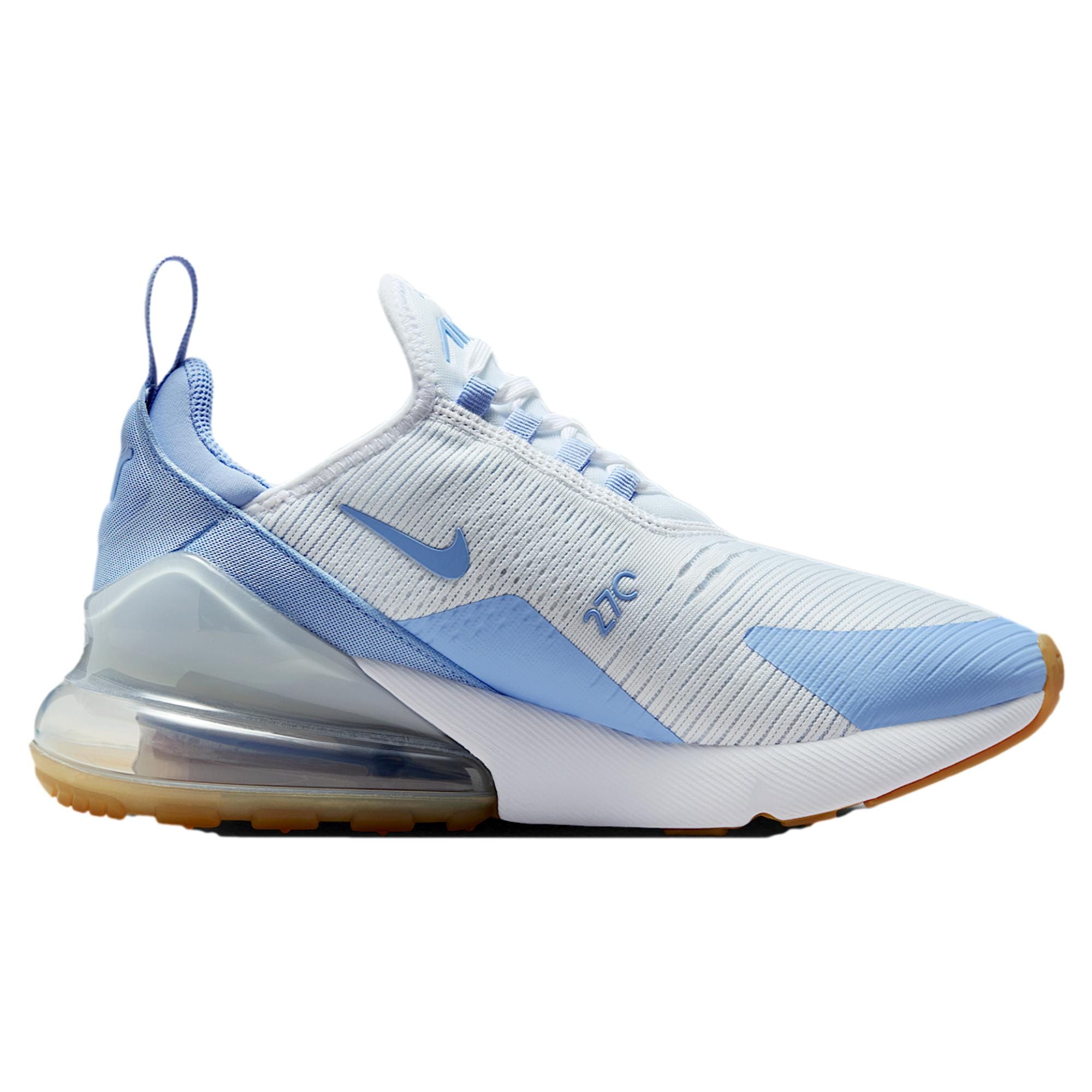 Женские кроссовки Nike Air Max 270 White / Aluminum - Blue Tint HJ3222-103 — фото 3