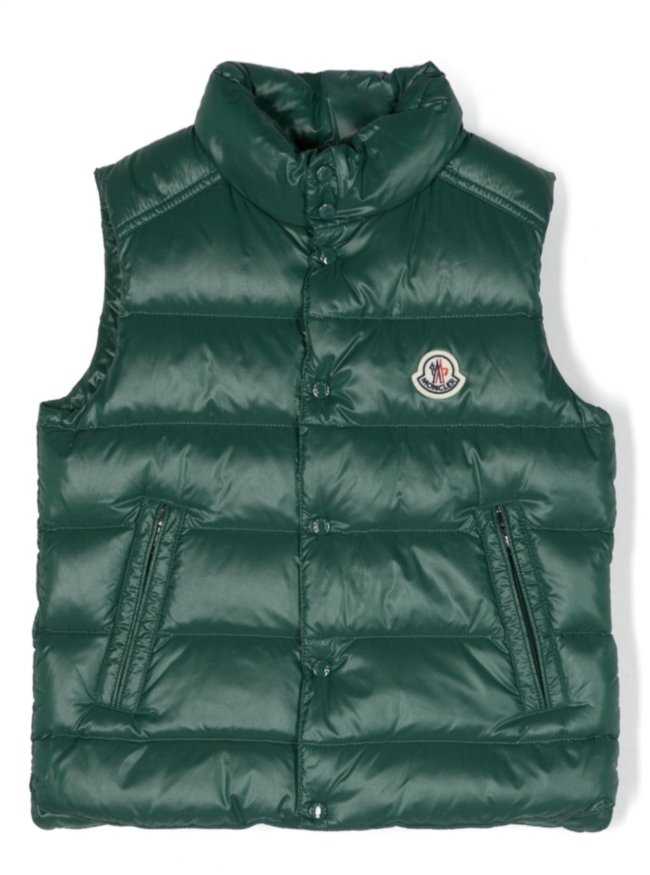 

Moncler Enfant дутый жилет Tib, зеленый