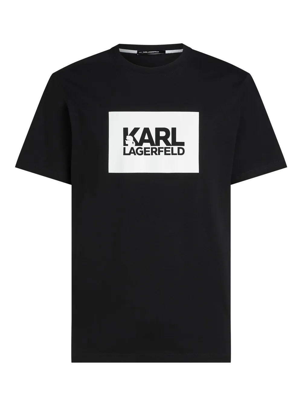 

Футболка с логотипом KARL LAGERFELD, черный