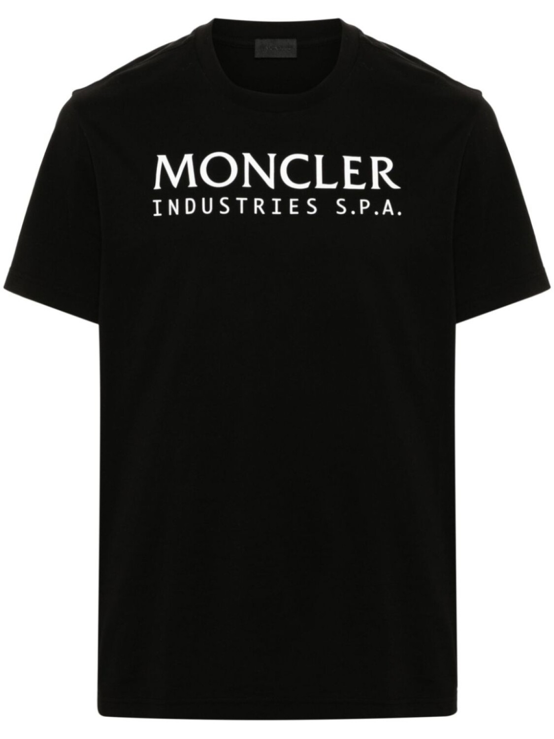 

Moncler футболка с логотипом, черный