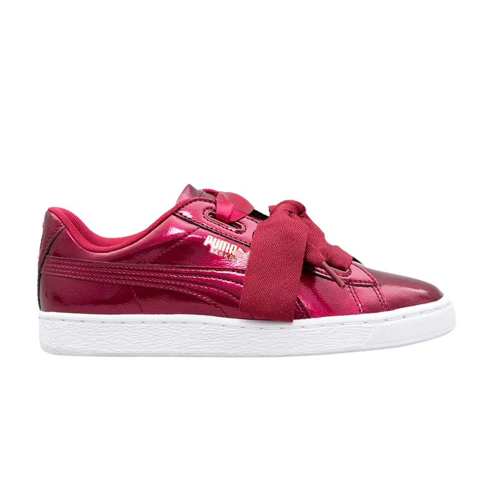 

Кроссовки Basket Heart Glam Jr Puma, красный