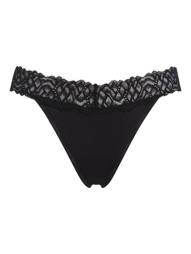 

Attraction кружевное стринги с отделкой dip-dye Calvin Klein, Black