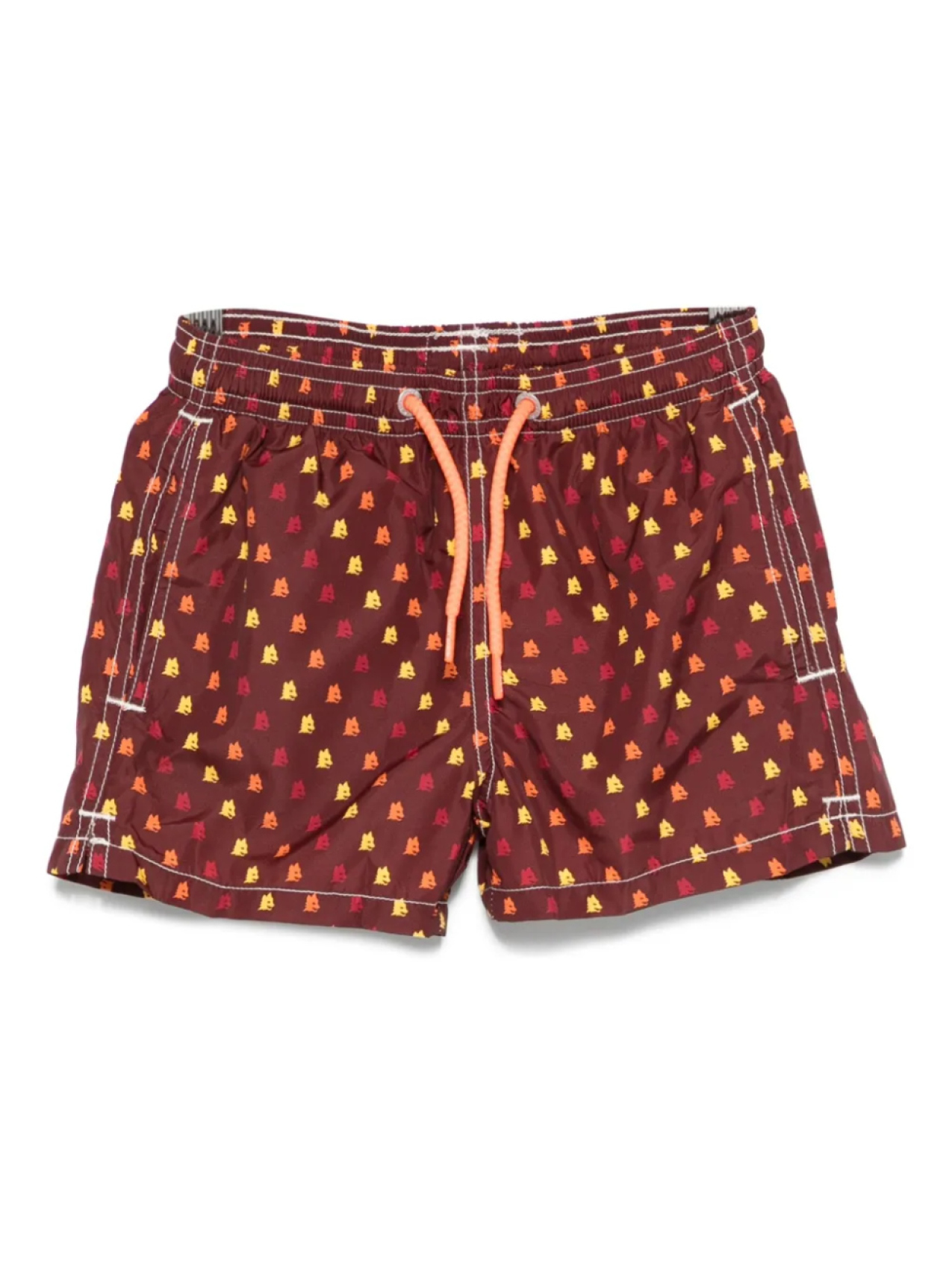 

MC2 Saint Barth Kids шорты для плавания с логотипом, коричневый