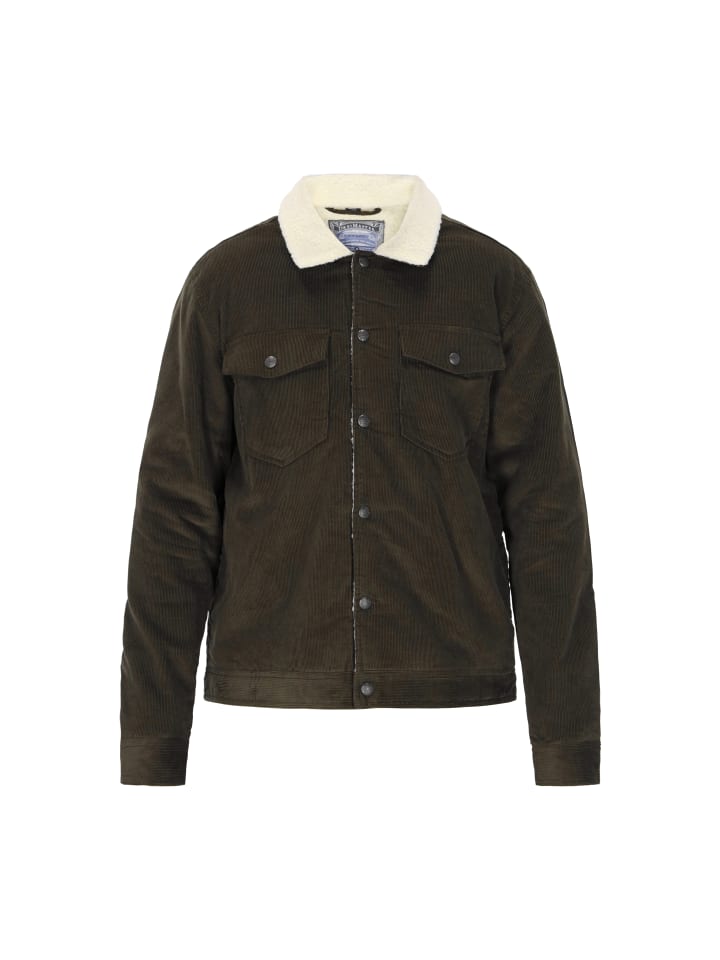 

Мужская куртка цвета милитари-оливки DreiMaster Vintage