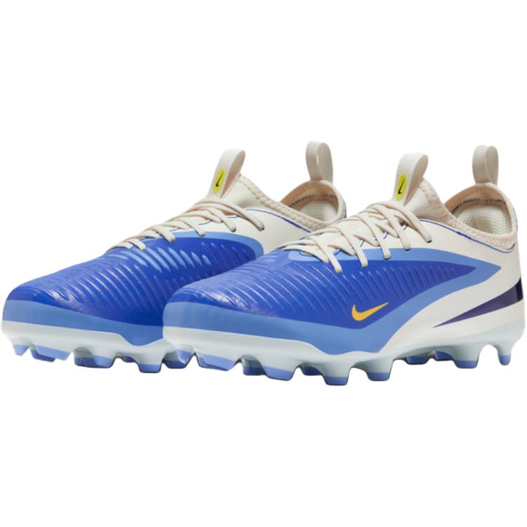 Nike Jr. Phantom 6 низкие детские футбольные бутсы Blue Kids' — фото 2