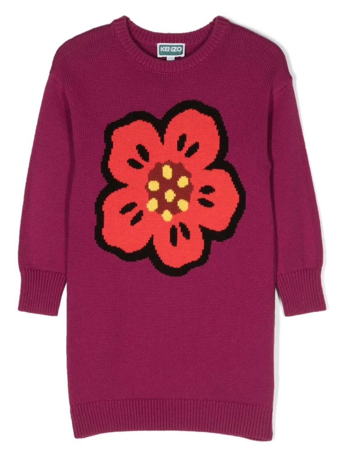 

Kenzo Kids трикотажное платье Boke Flower, розовый