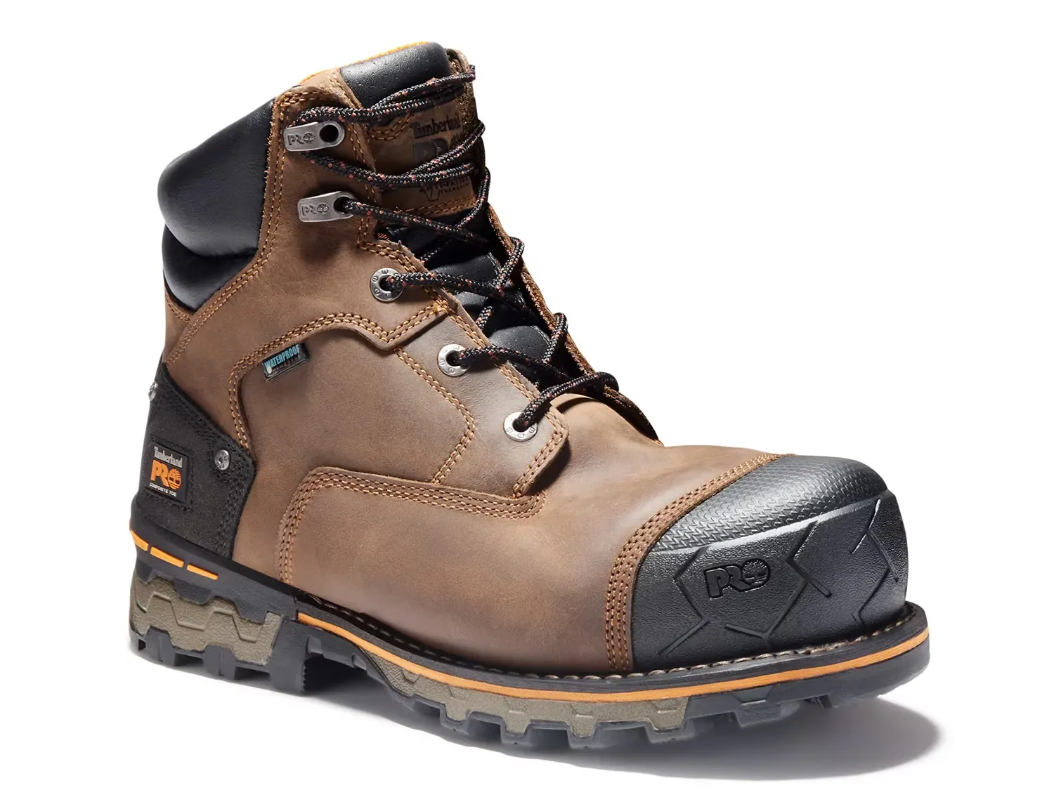 

Ботинки рабочие водонепроницаемые с композитным носком Timberland Pro, Dark Brown