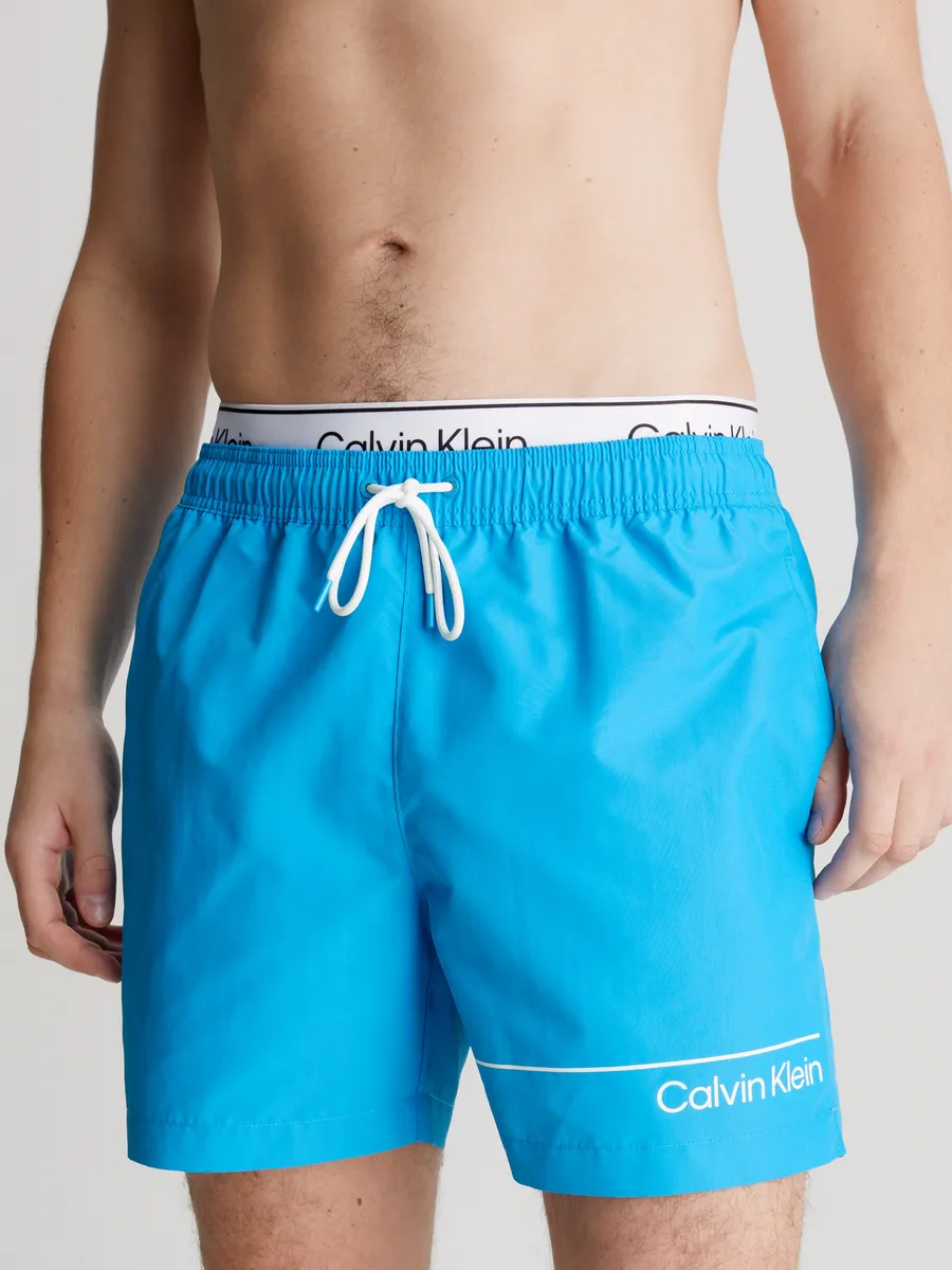 

Купальные шорты Calvin Klein Swimwear с логотипом, синий