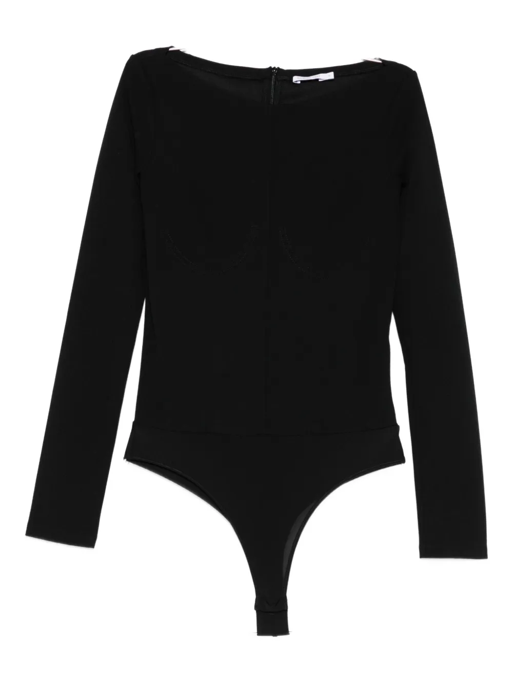 

Боди с длинными рукавами Patrizia Pepe, черный