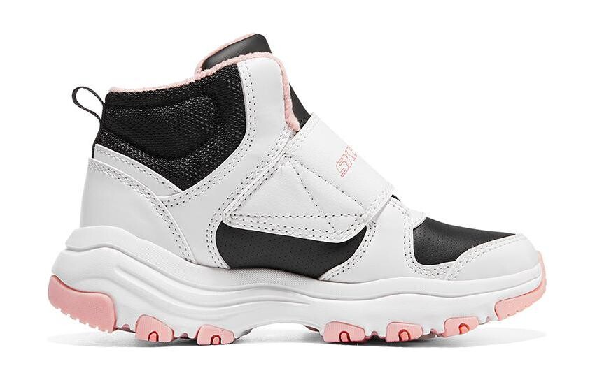 Кроссовки Skechers I-Conik Kids Lifestyle Shoes GS High-top Black/White/Pink — фото 2