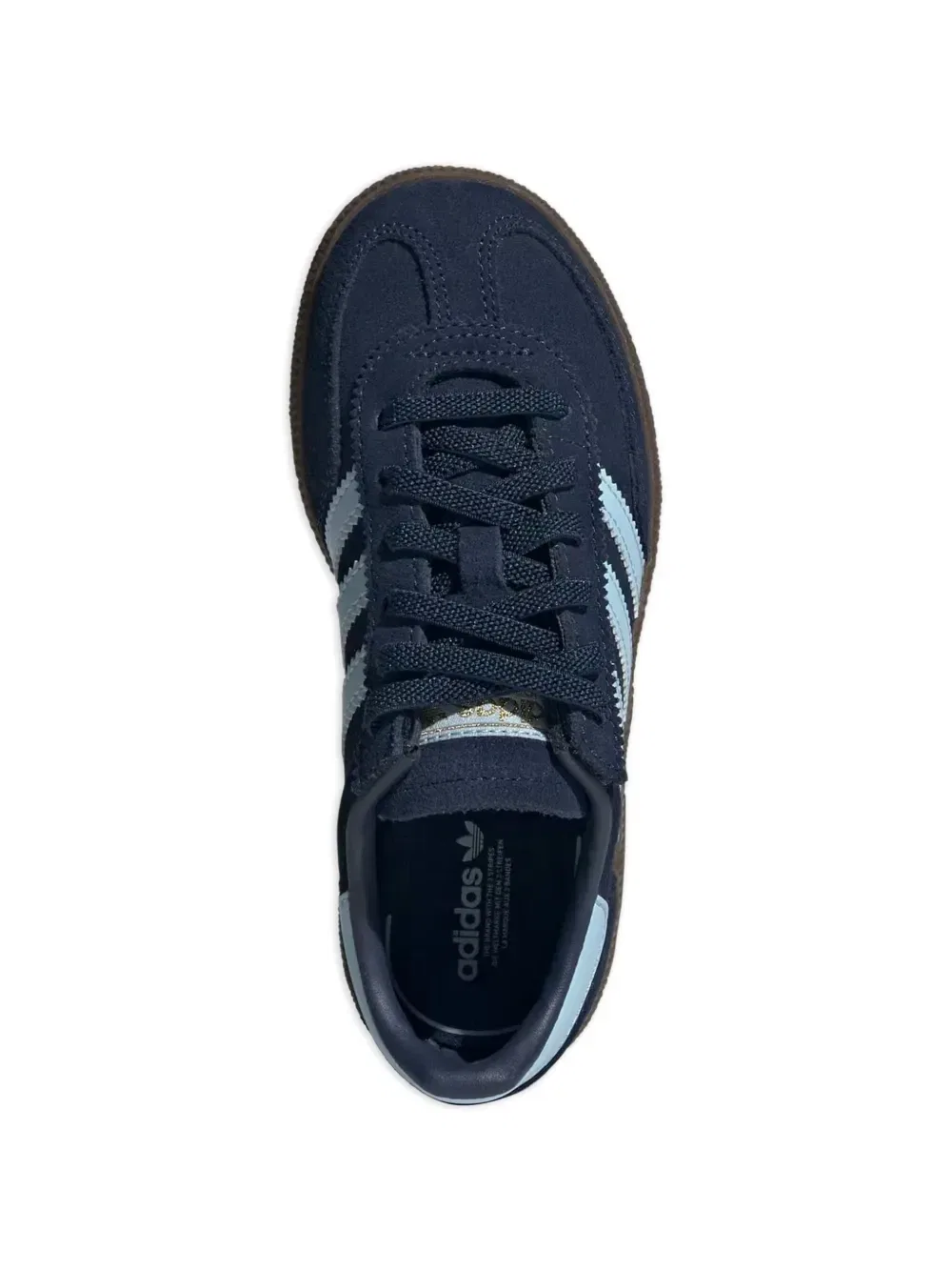 Кроссовки Handball Spezial на шнуровке Adidas Kids, синий — фото 4