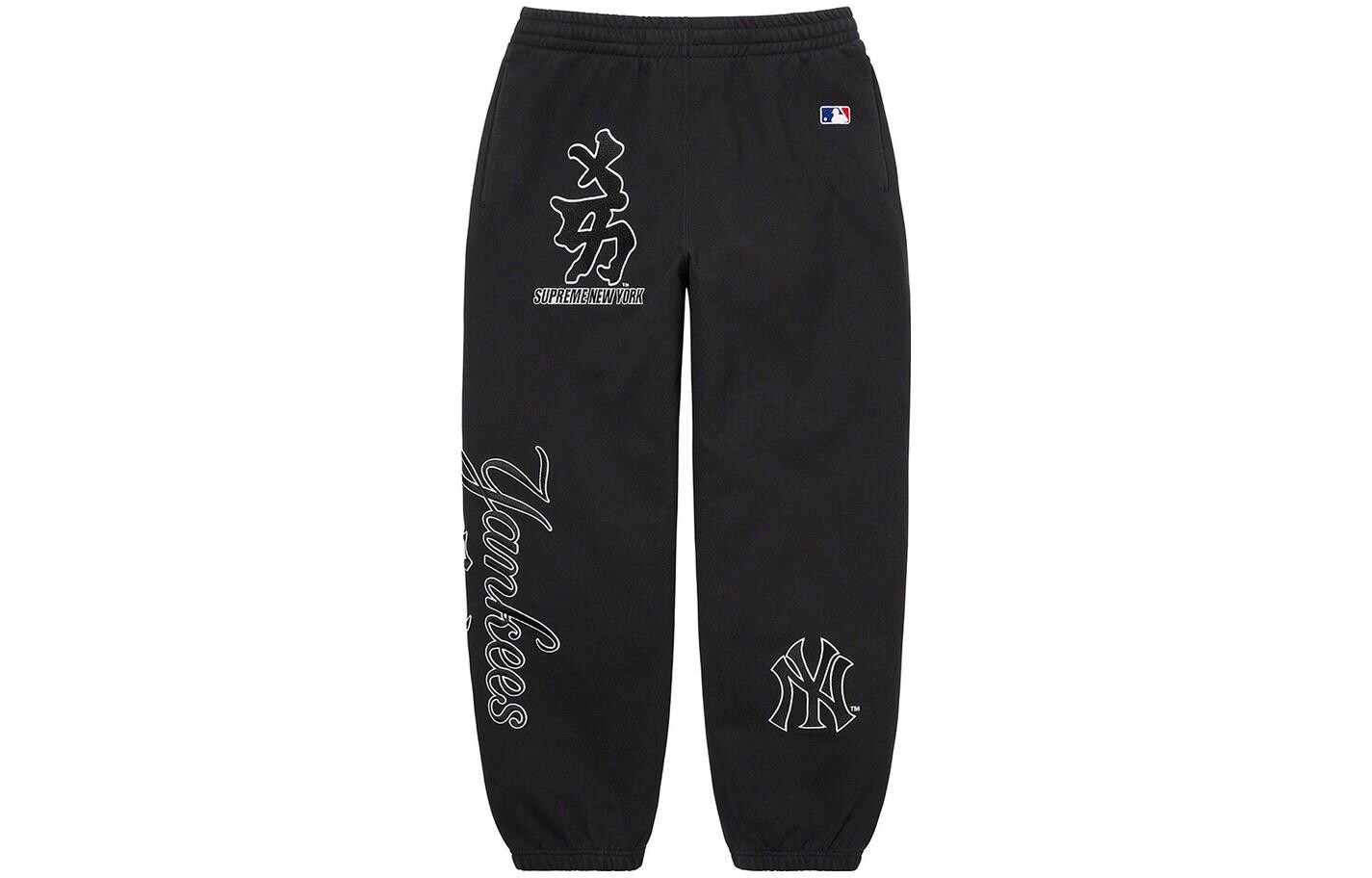 

Трикотажные спортивные штаны унисекс Supreme, цвет Black