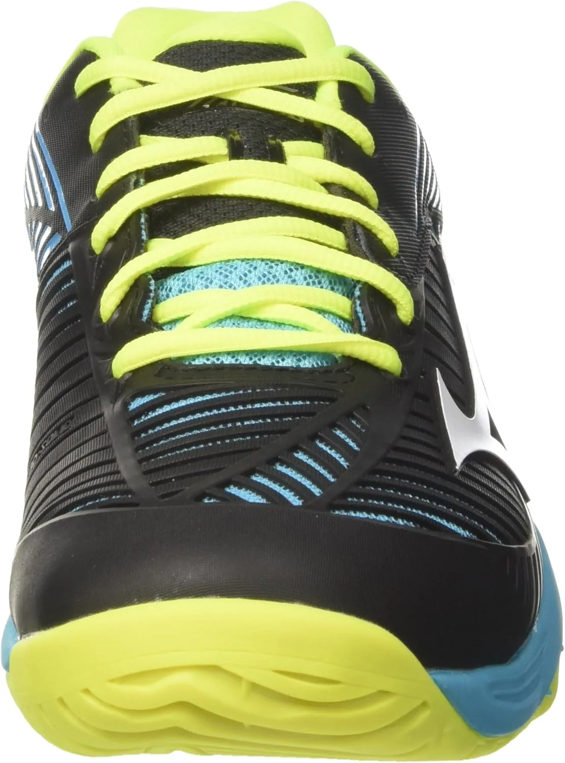 Мужские теннисные кроссовки Mizuno Wave Exceed Tour AC, белый/черный/синий — фото 2