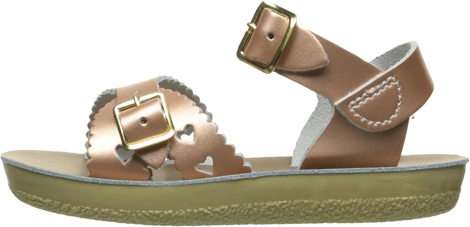 Сандалии на плоской подошве Sun-San - Sweetheart Salt Water Sandal by Hoy Shoes, цвет Rose Gold — фото 4