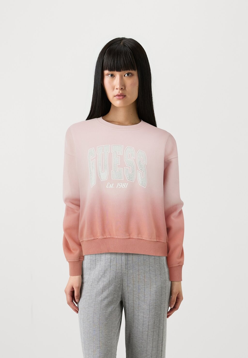 

Толстовка COLLEGE Guess, розовый