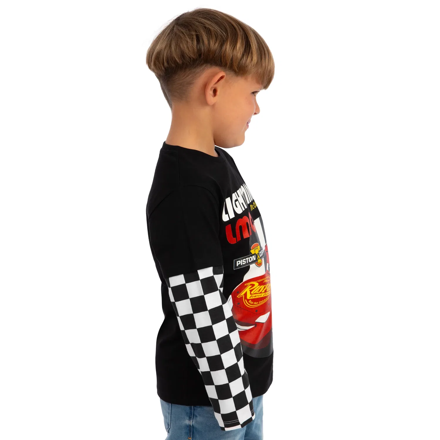 Футболка с длинным рукавом Lightning McQueen Disney, мультиколор — фото 3