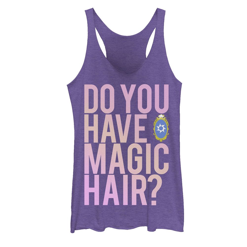 

Майка с рисунком Magic Hair Disney Princess для юниоров Licensed Character, цвет Purple Heather