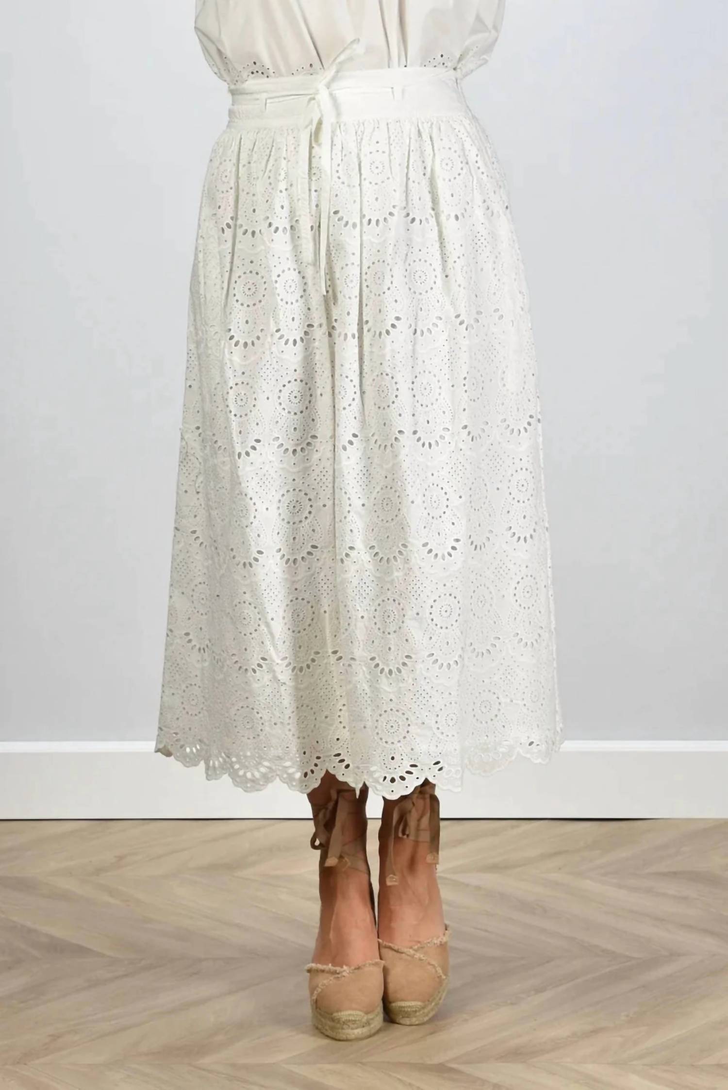 

Юбка Clarabella в безупречном состоянии Ulla Johnson, цвет pristine