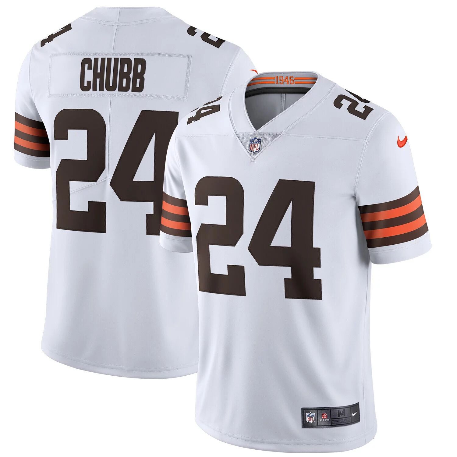 

Мужское белое джерси Ника Чабба Cleveland Browns Vapor Limited Nike, Белый, Мужское белое джерси Ника Чабба Cleveland Browns Vapor Limited Nike