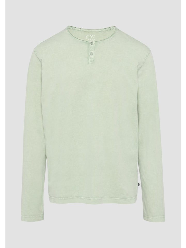 

QS Футболка цвета 7219_шалфейно-зеленый