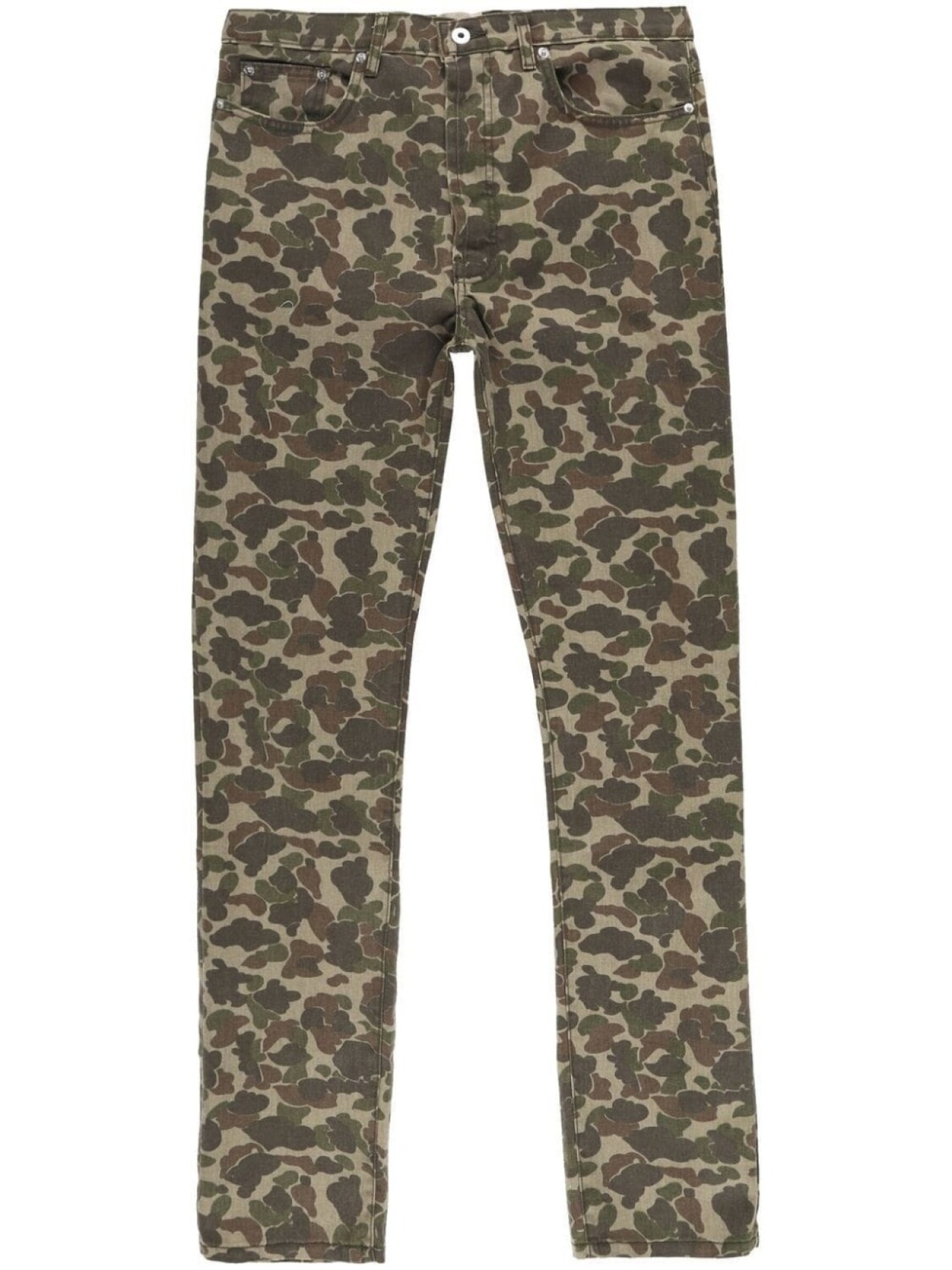 

GALLERY DEPT. узкие джинсы Road Camo 5001, зеленый