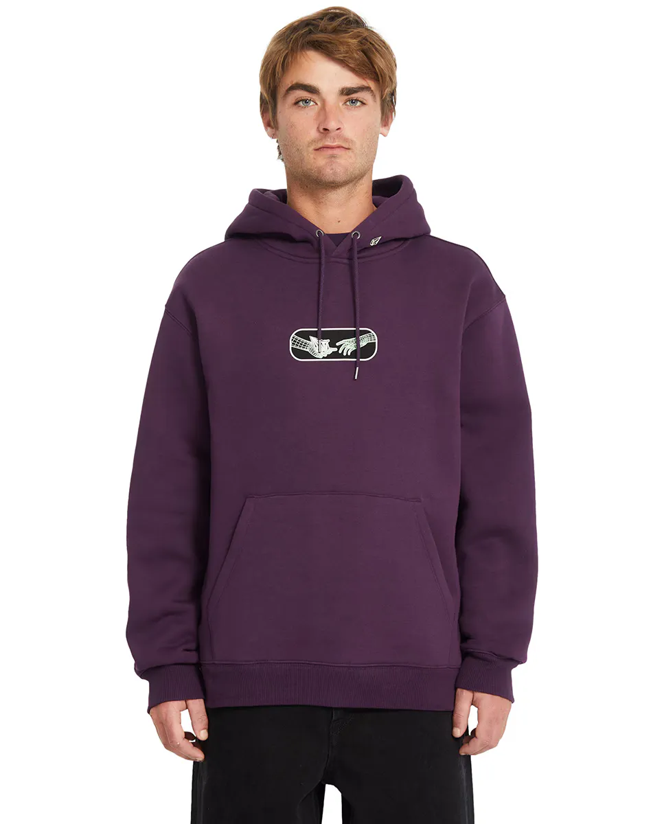 

Мужская фиолетовая толстовка с капюшоном Volcom, пурпурный