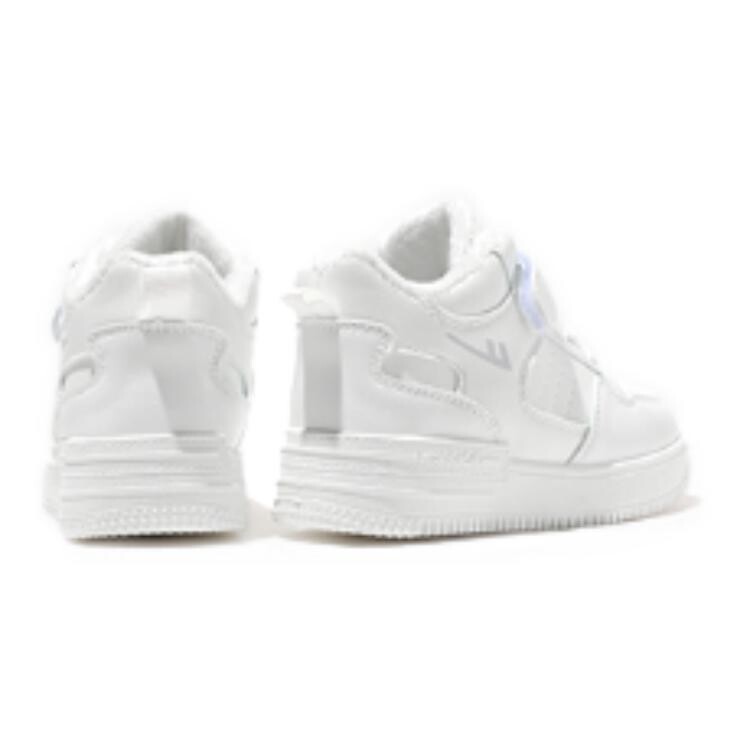 Кроссовки WARRIOR Kids Skateboarding Shoes Kids High-top, белый — фото 4