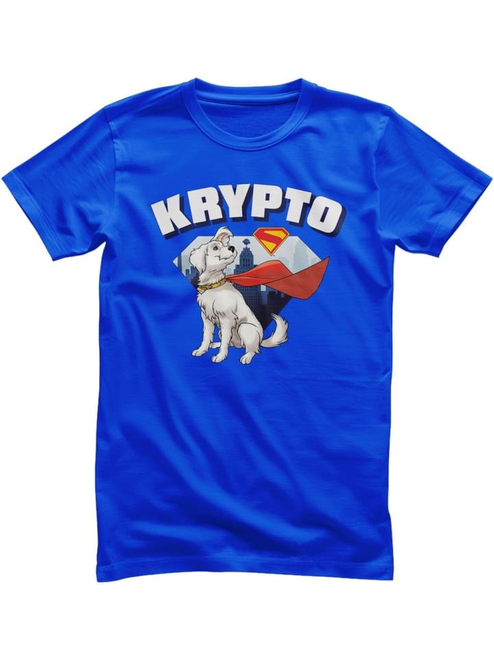 

Футболка Krypto The Superdog T-Shirt синего цвета Superman, Синий, Футболка Krypto The Superdog T-Shirt синего цвета Superman