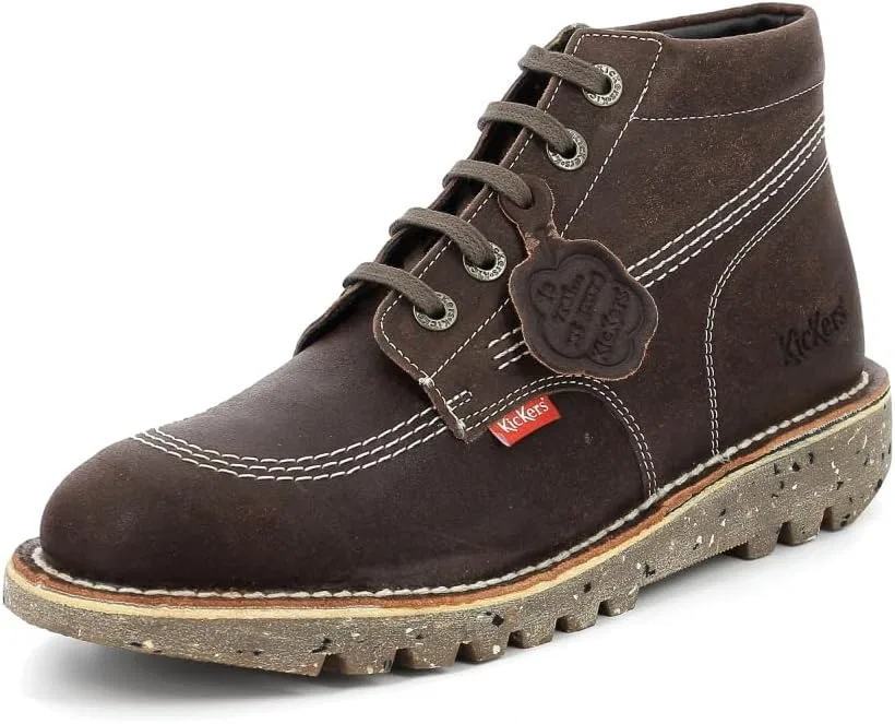 Мужские ботинки Kickers 911624-60 NEORALLY 92 Marron Fonce, Beige Brown