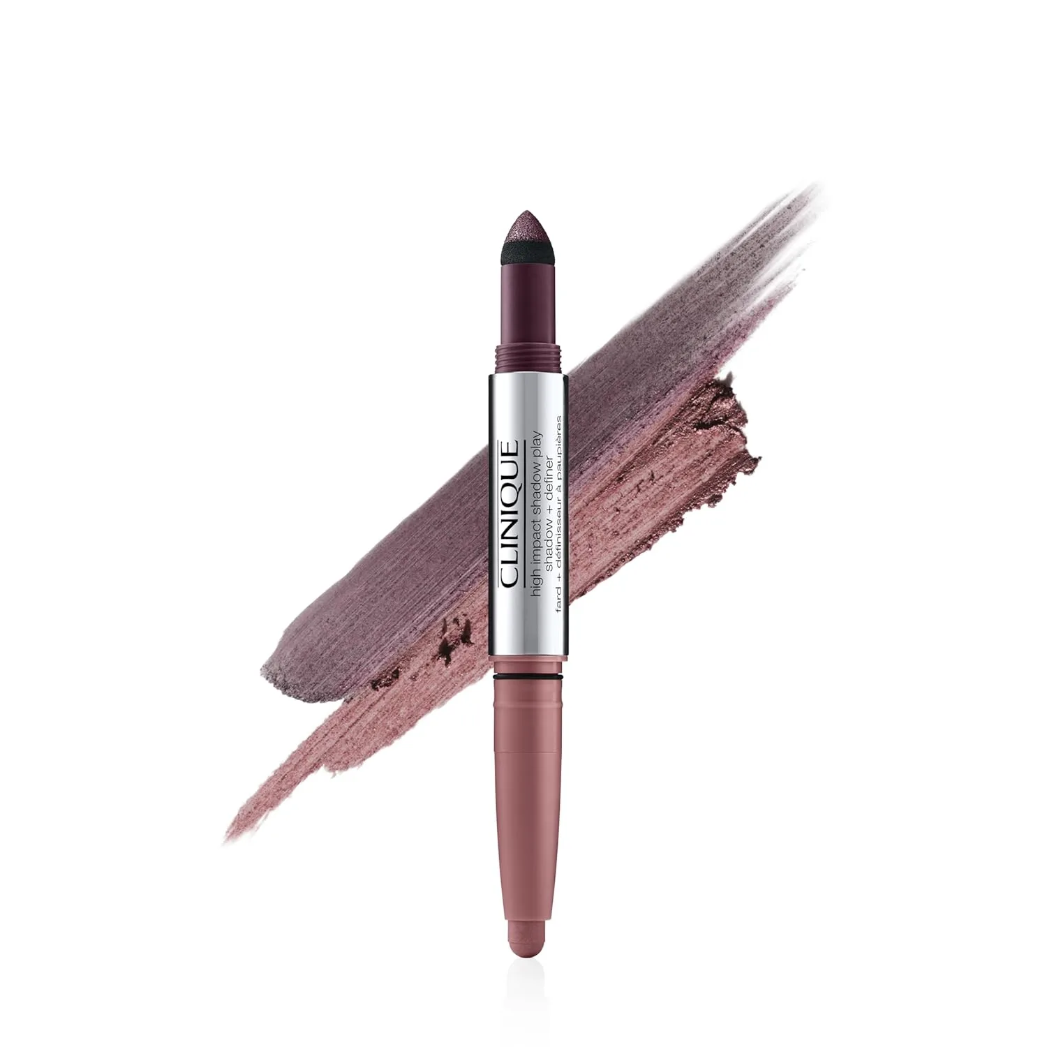 Clinique High Impact Shadow Play Тени + Подводка для глаз | Подводка + Тени для век | Не скатываются в складках века, водостойкие + Безопасны для чувствительной кожи вокруг глаз, 09 Royal Couple