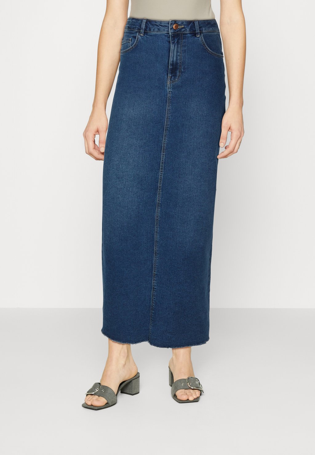 

Топ Vero Moda ЮБКА VMBERLA SLIT, цвет medium blue denim