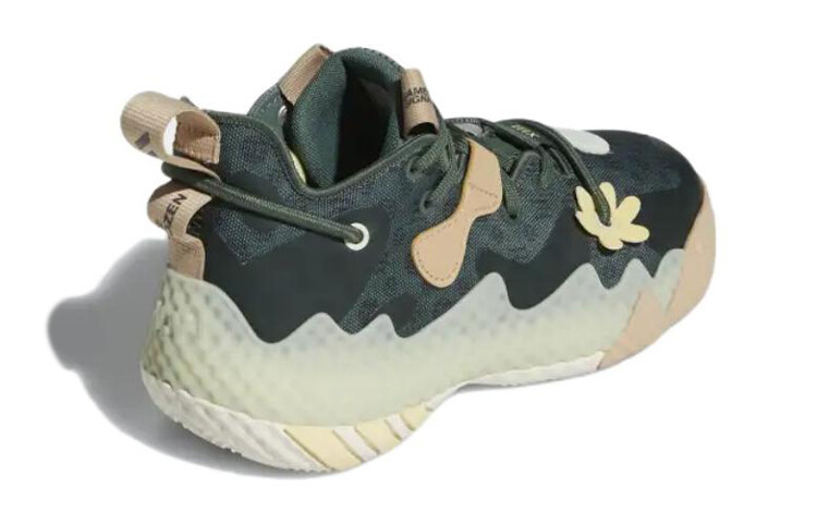 Баскетбольные кроссовки Harden Vol.6 Kids GS Low-top Green Adidas — фото 4