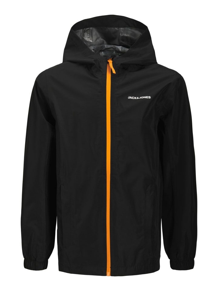 

JACK & JONES Junior Водонепроницаемая дождевая куртка JJEFLYNN черного цвета